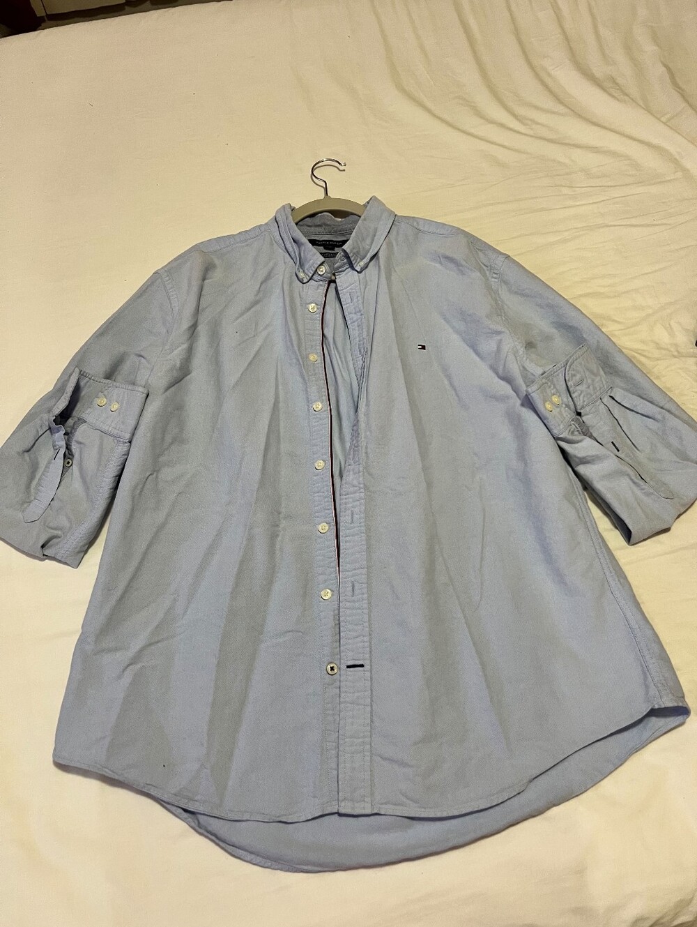 Tommy Hilfiger Light Blue Oxford Button-Down Shirt - Men's